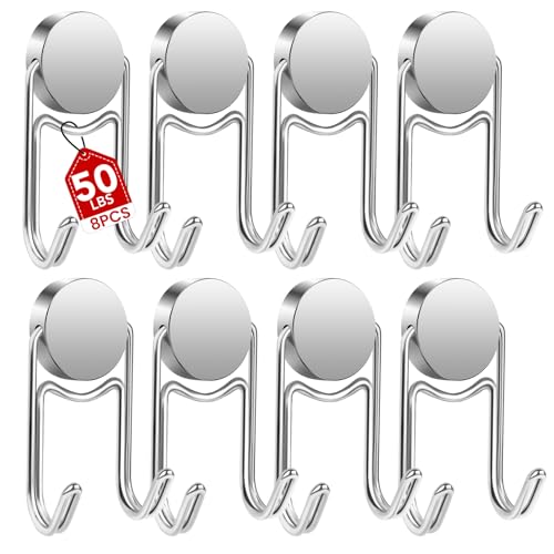 Magnetic Hooks for Cruise Cabins 50Lbs+ Heavy Duty Magnet Hook