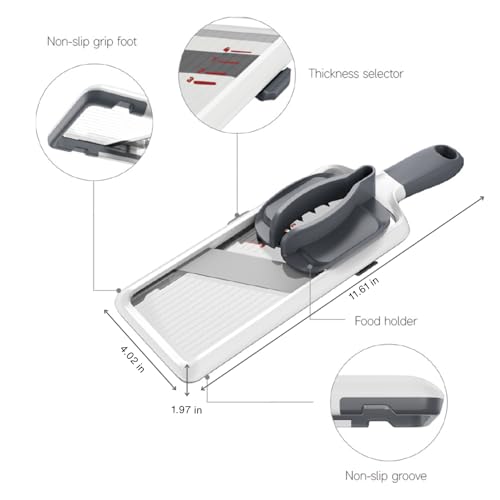 Adjustable Handheld Mandoline Slicer for Kitchen