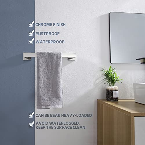 12 Inch Single Towel Bar (Polished Chrome / 12-Inch)
