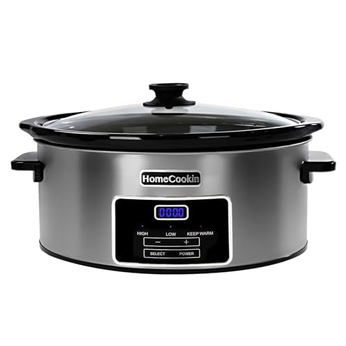 7 Quart Programmable Slow Cooker with Keep Warm Setting
