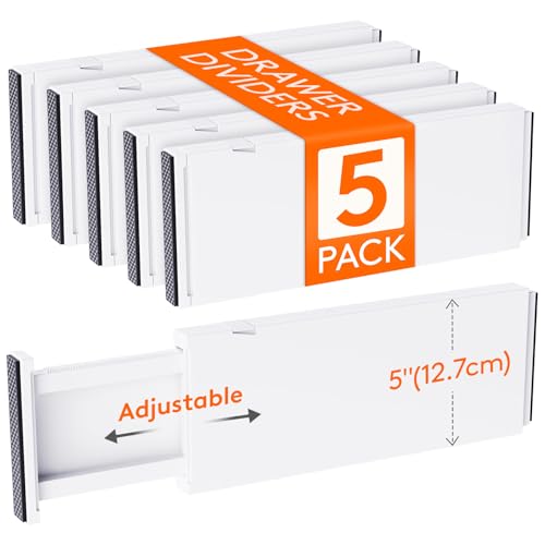 5" Tall Upgrade Drawer Dividers (5"H, 13.5-22"L)