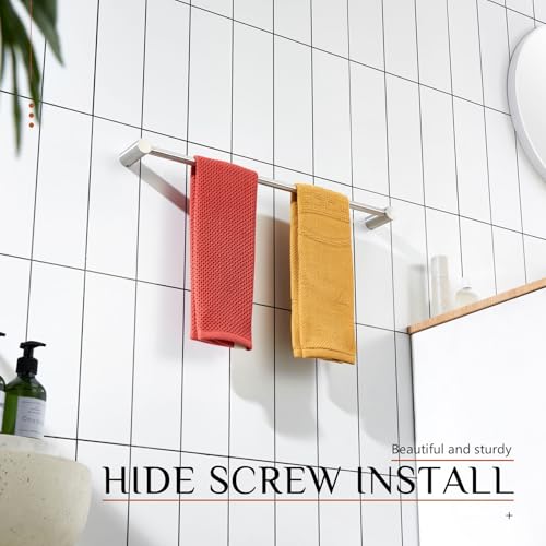 Towel Bar Brushed Nickel 24 (Brushed Nickel / 24-Inch)