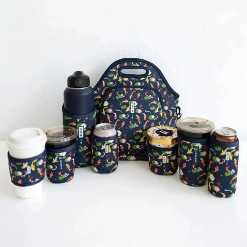 IceCreamSok Insulated Neoprene Cover (Koi Garden / Fits Tapered Pints)