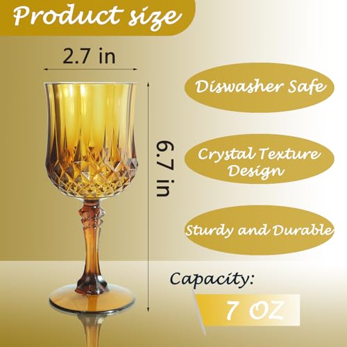 48Pack Plastic Wine Glasses (48 Count)