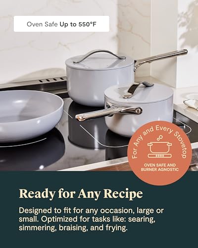 24-Piece Non-Stick Ceramic Cookware Set (Marigold / 24pc Set)