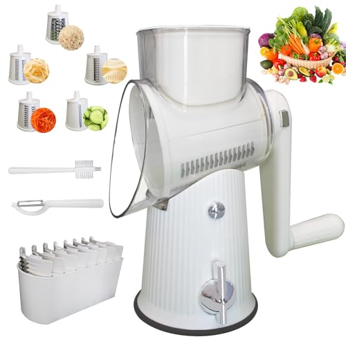 Rotary Cheese Grater (White)