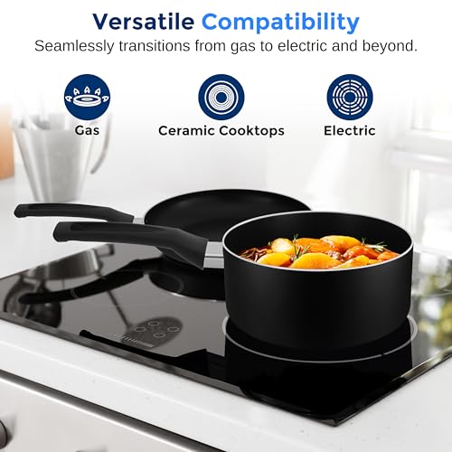 Kitchenware Pots & Pans Basic Kitchen Cookware (Black)