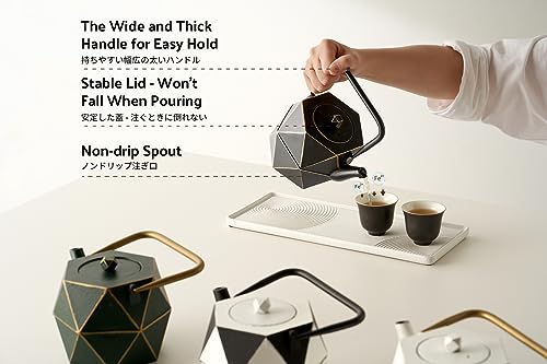 Cast Iron Teapot (40 oz / Black Diamond)