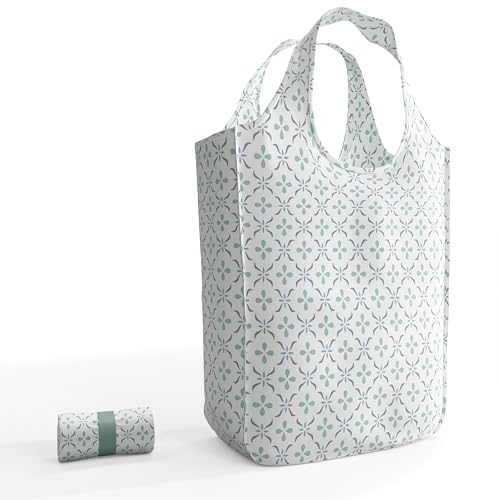 Reusable Grocery Bag (Sage Bloom)