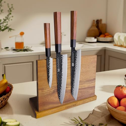 Magnetic Knife Block (Brown)