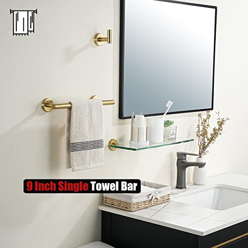 Bathroom Towel Bar (Gold / 12 Inch)