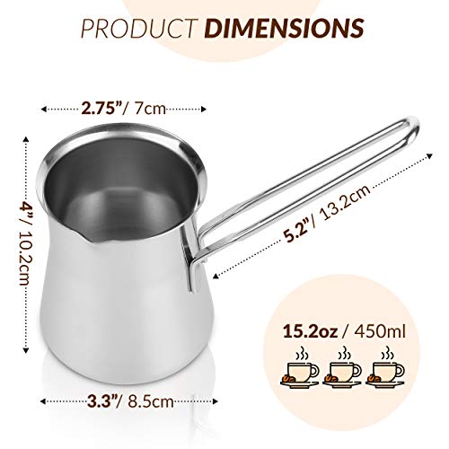 Quality Turkish Coffee Pot (15 Ounces)