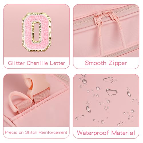 Lunch Box Kids Large Initial Insulated Lunch Bag for Girls