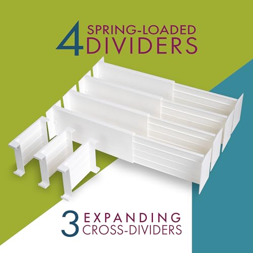 Dial Industries Dresser Drawer Dividers (Set of 7, 4.5" Deep)