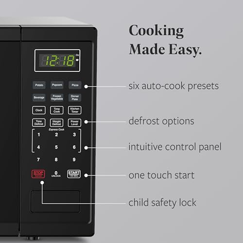 1.1 Cu. Ft. Countertop Microwave Oven (1.1 Cu. Ft / Black)