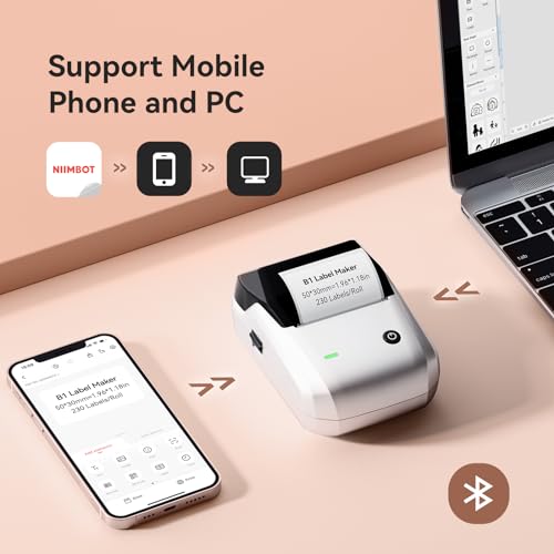 B1 Label Maker Machine with Tape for Home and School