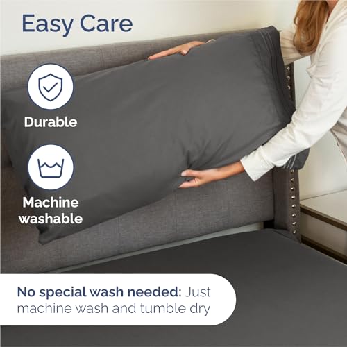 Split King Size 5 Piece Sheet Set (07 - Charcoal / Split King Size)