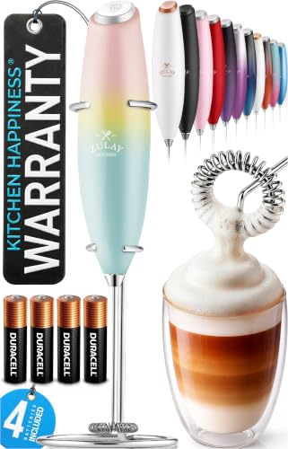 Powerful Milk Frother Wand With Duracell Batteries