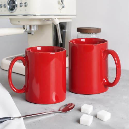 22 oz Large Coffee Mugs (Red)