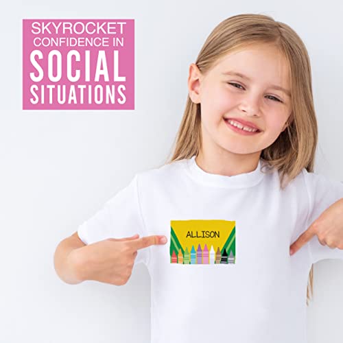 Self Adhesive Name Tags Sticker (Colorful Classic)