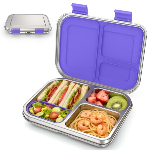 Stainless Steel Bento Box Kids (Purple)