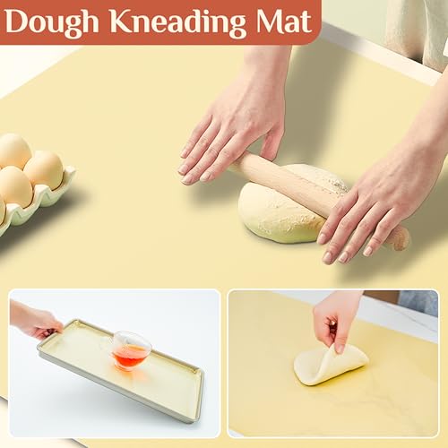 Silicone Baking Mat Roll (Beige / 72"L x 20"W)