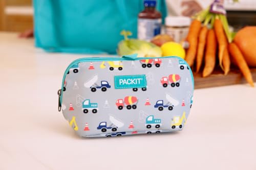 Freezable Snack Bag (Construction Trucks / Medium)