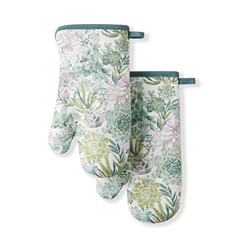 Succulents Oven Mitt 2 (7"x13" / Succulents)