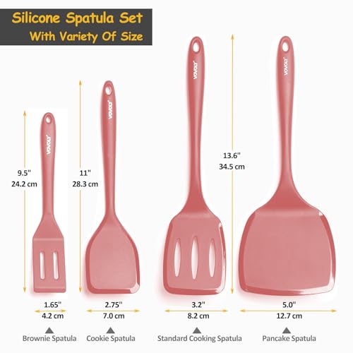 Silicone Spatula Set (Red)