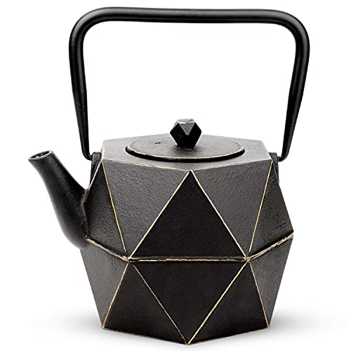 Cast Iron Teapot (40 oz / Black Diamond)