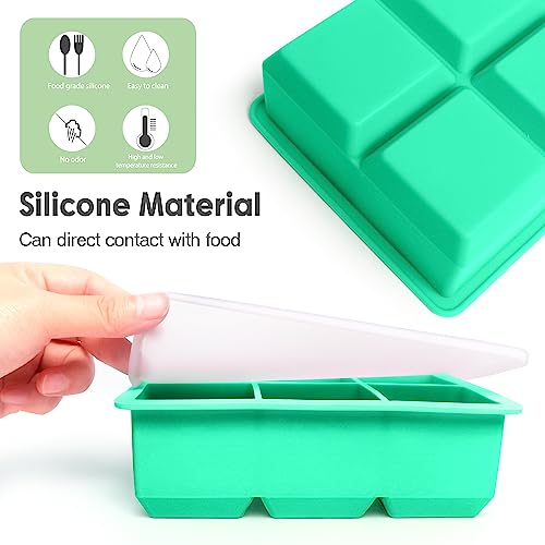 Silicone Ice Cube Trays (Green)