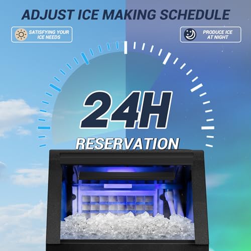 Commercial Ice Maker Machine 120LBS (Stainless Steel)