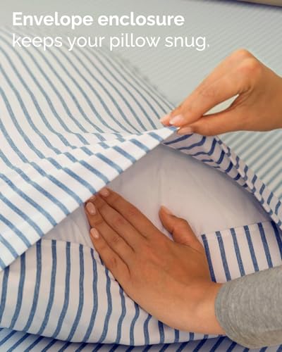 Twin XL 3 Piece Sheet Set (43 - Blue Stripes 2 / Twin XL)