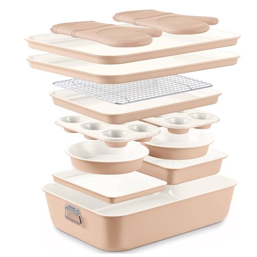 Nonstick Stackable Bakeware Set (13 Count)