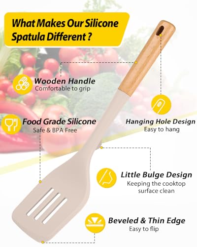Silicone Spatula (Khaki)