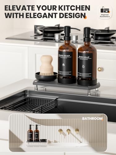 Luxury] Kitchen Soap Dispenser Set