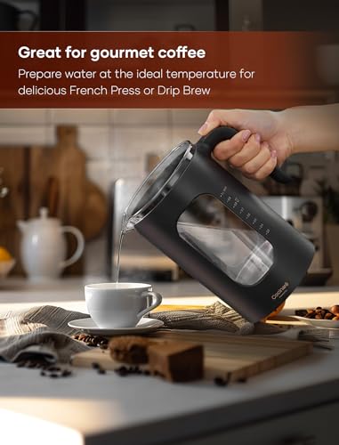 Electric Tea Kettle with Infuser (Wood)