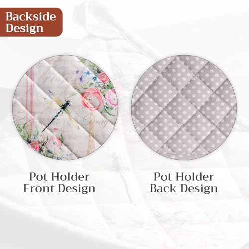 Pot Holders 100% Cotton Potholders (094 - Champ De Mars / 8" x 8" (Pot Holder Pack of 1))