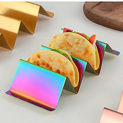 Metal Taco Holder (Rainbow)