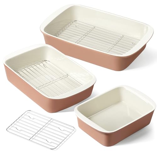 Ceramic Casserole Dishes for Oven with 304 Racks