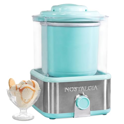 Electric Ice Cream Maker (2 QT / Stainless Aqua)
