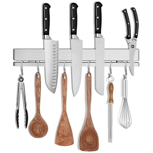 12 Inch Magnetic Knife Holder (Silver / 12 Inch)