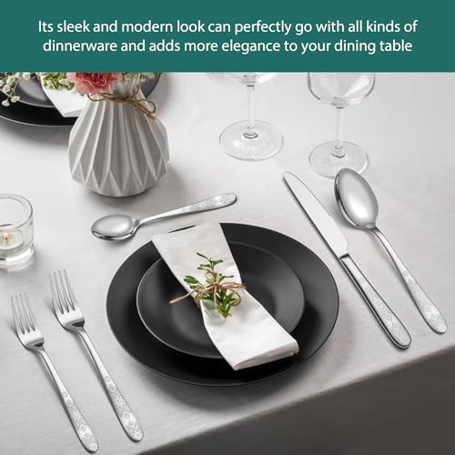 40 Piece Flatware Set (Silver Pattern)
