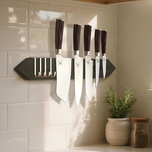 16" Magnetic Knife Strip (Dark-Magnetic / 15.94*2.60*0.91 inches)