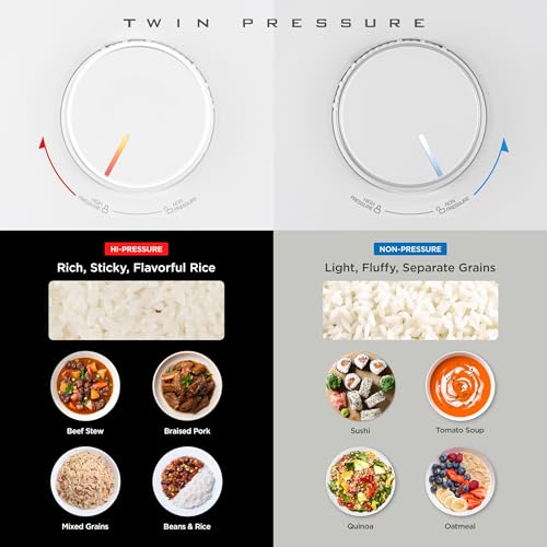 Twin Pressure Rice Cooker (10 Cup / White)