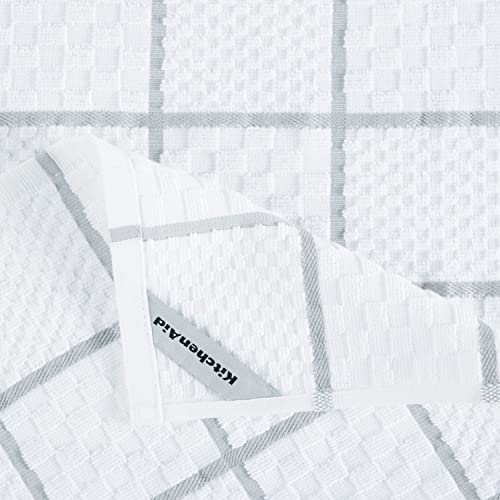 Quilted Cotton Terry Cloth Oven Mitt (Matte Grey)