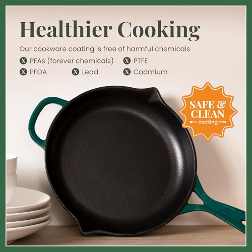 Enameled Cast Iron Skillet