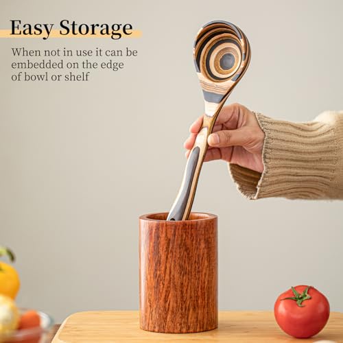 Pakkawood Deep Soup Ladles