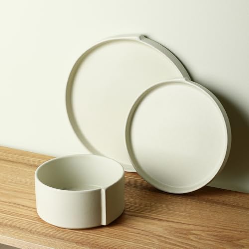 Bao 24 Piece Dinnerware Set Stoneware (Beige / 24-Piece - Service for 8)