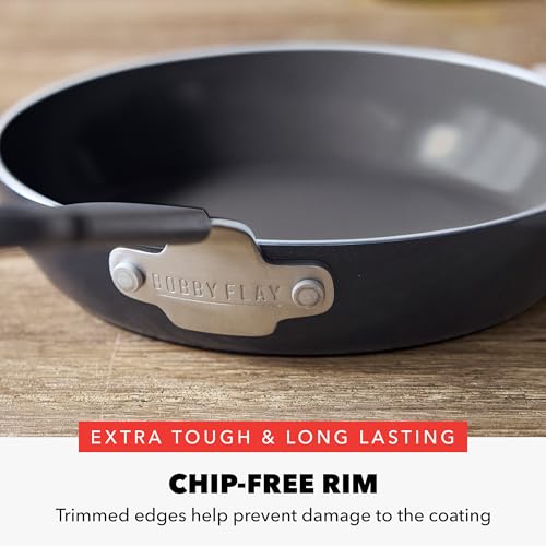 x Bobby Flay 8" Diamond Ceramic Nonstick Frying Pan (8" Frying Pan Skillet / Black)